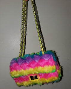 Fur Over The Rainbow Handbag