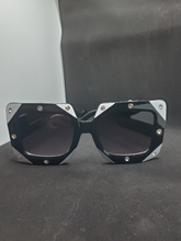 Load image into Gallery viewer, Zebra Bling Sunglasses
