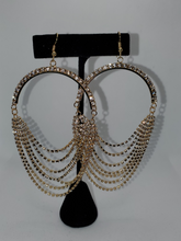 Load image into Gallery viewer, Crystal Drape Earrings
